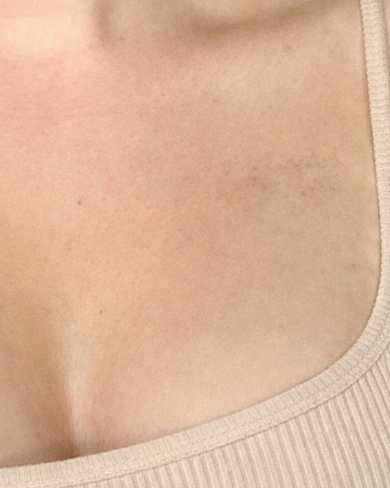I was shocked with how easy this tan was to apply before