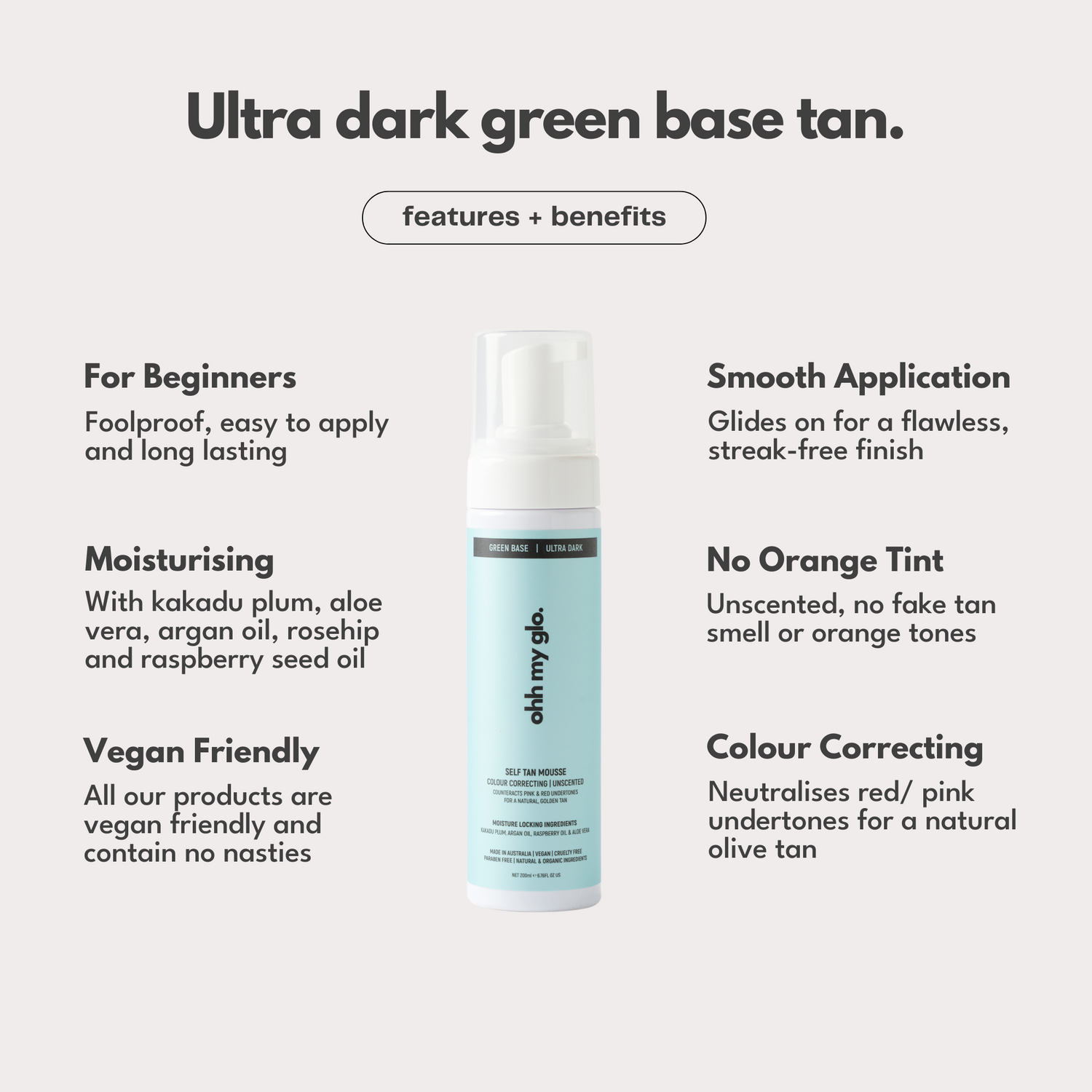 Self-Tan - Green Base (Ultra Dark) 200ml
