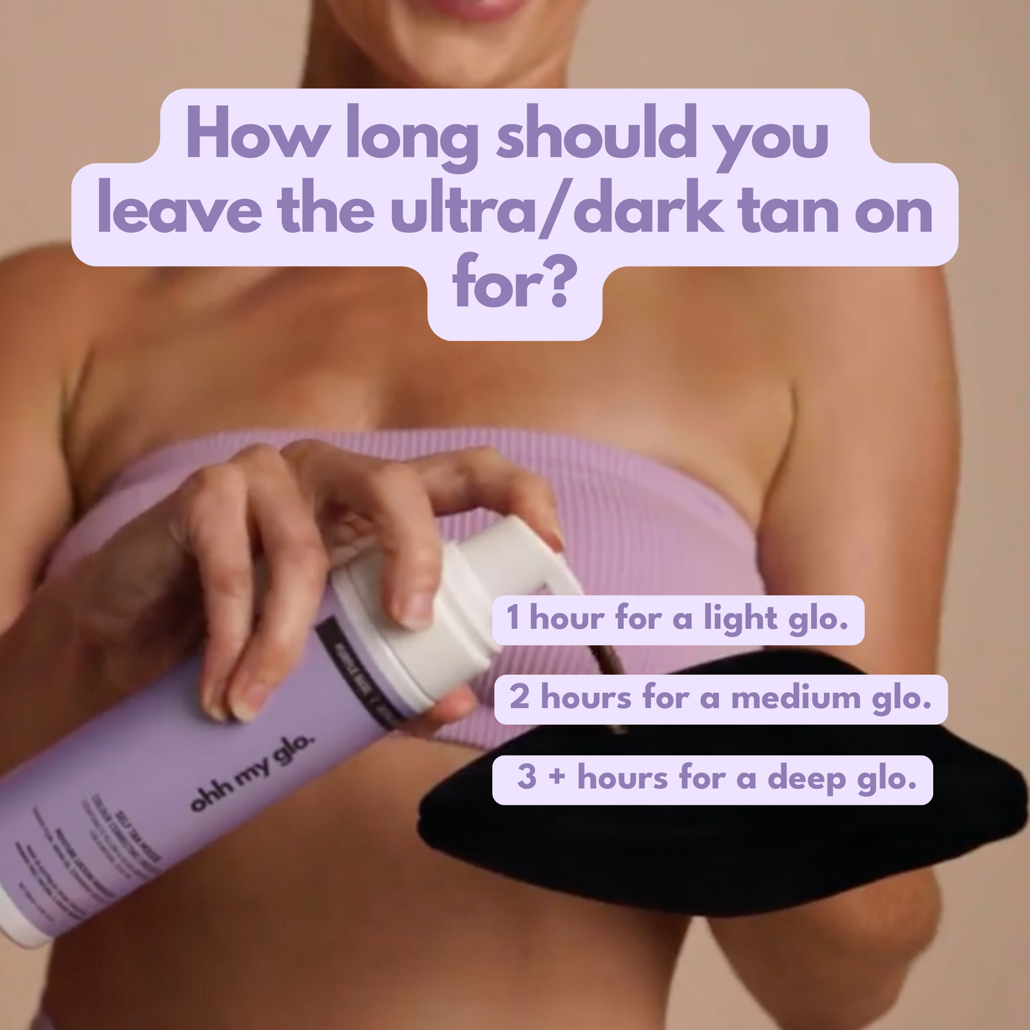 Purple Base Ultra Dark Tan &amp; Setting Spray