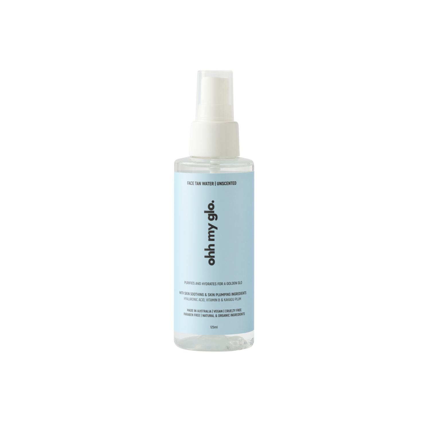 face tan water