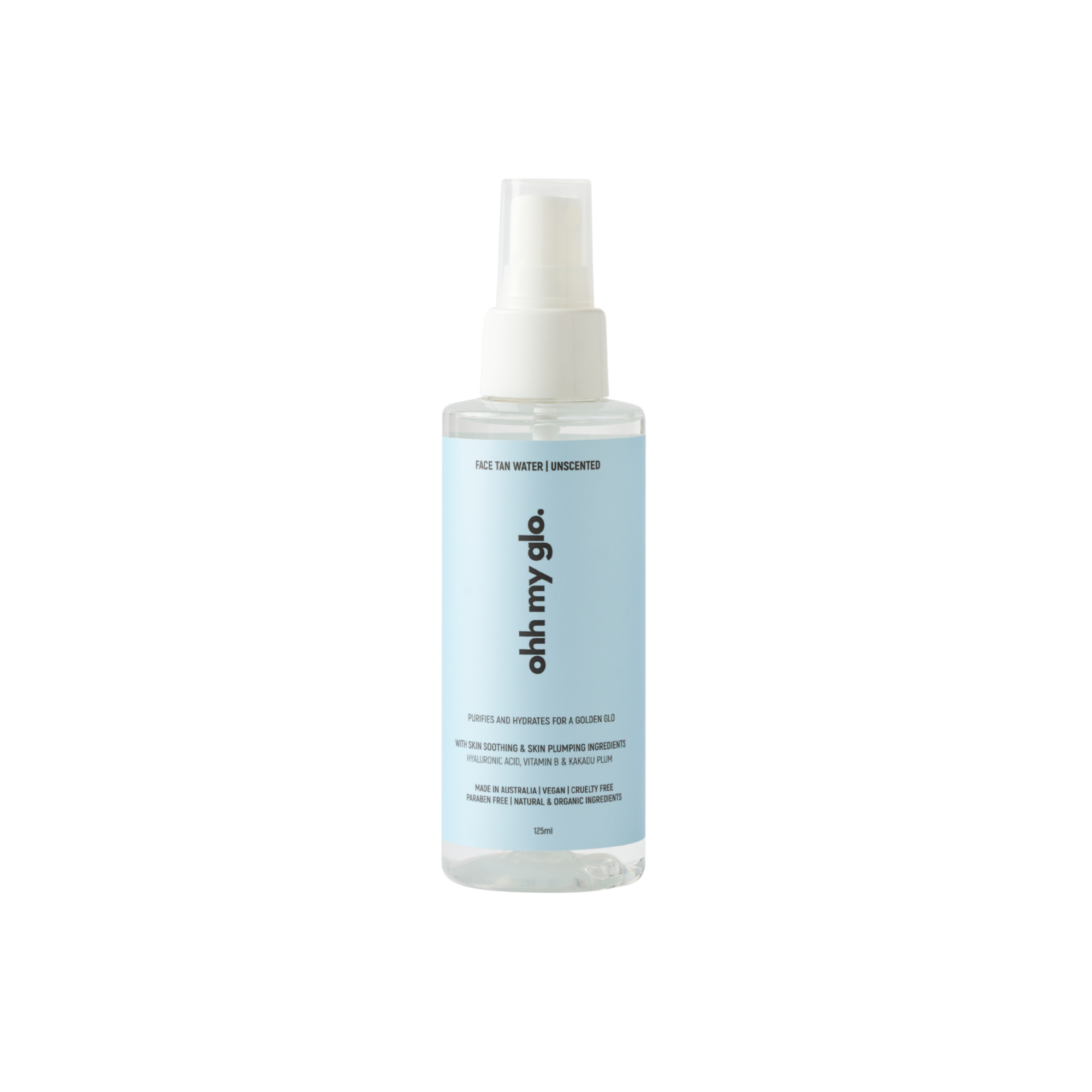 face tan water