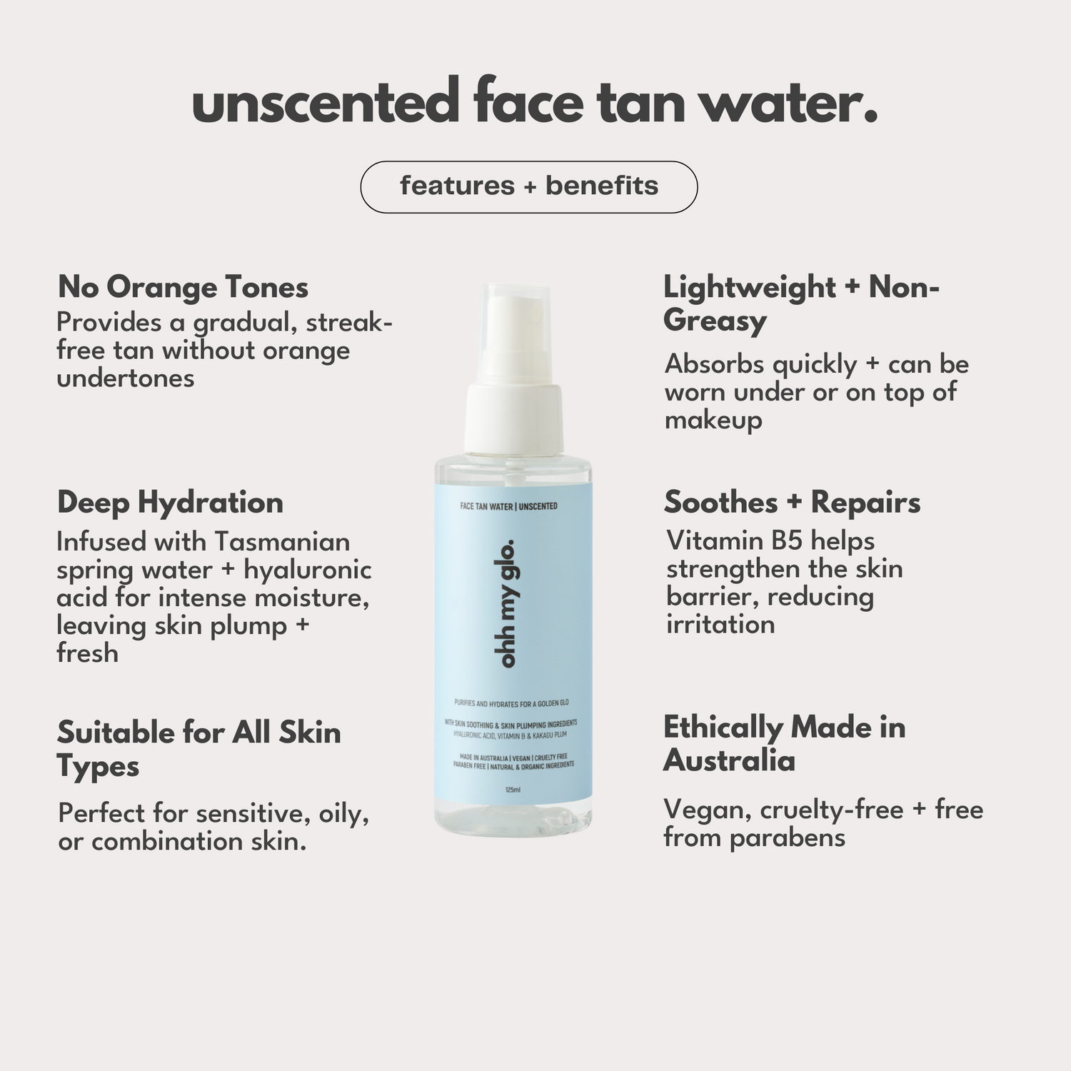 face tan water benefits