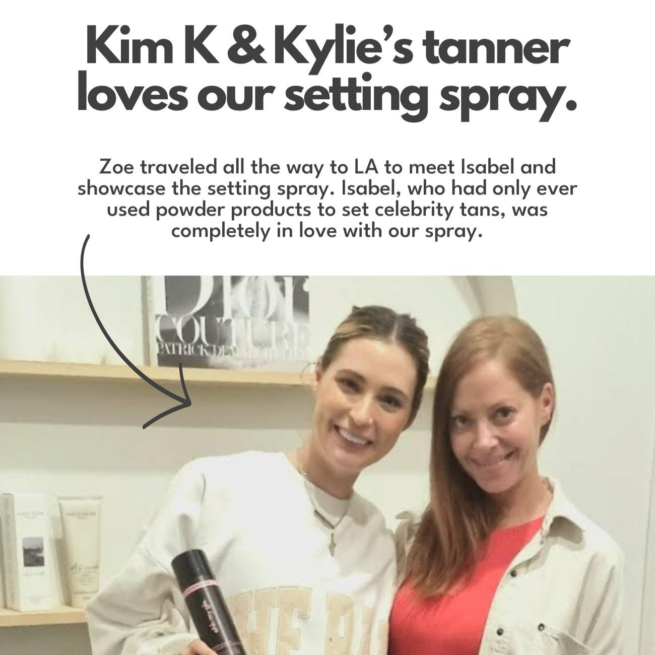 founder with the kardashians spray tanner