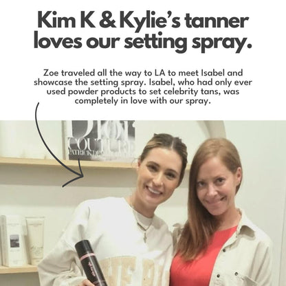 founder with the kardashians spray tanner