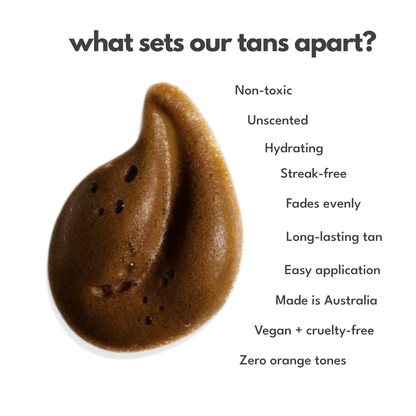 What sets Ohh My Glo Purple Base Self Tan apart – hydrating, streak-free, easy to apply