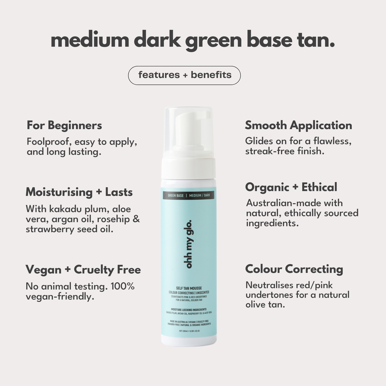 medium dark tan benefits