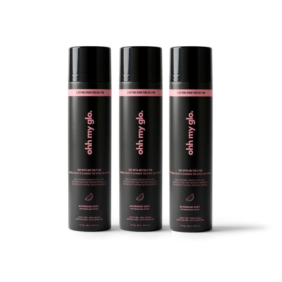 Self Tan Setting Spray - 3 Pack - Ohh My Glo Pty Ltd