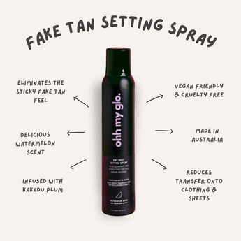Self Tan Setting Spray - Ohh My Glo Pty Ltd