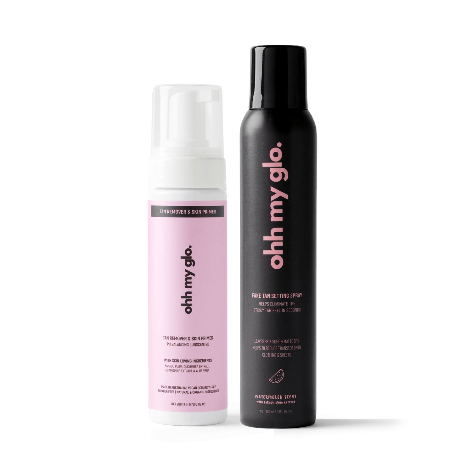 Tan Remover and Setting Spray Pack - Ohh My Glo Pty Ltd