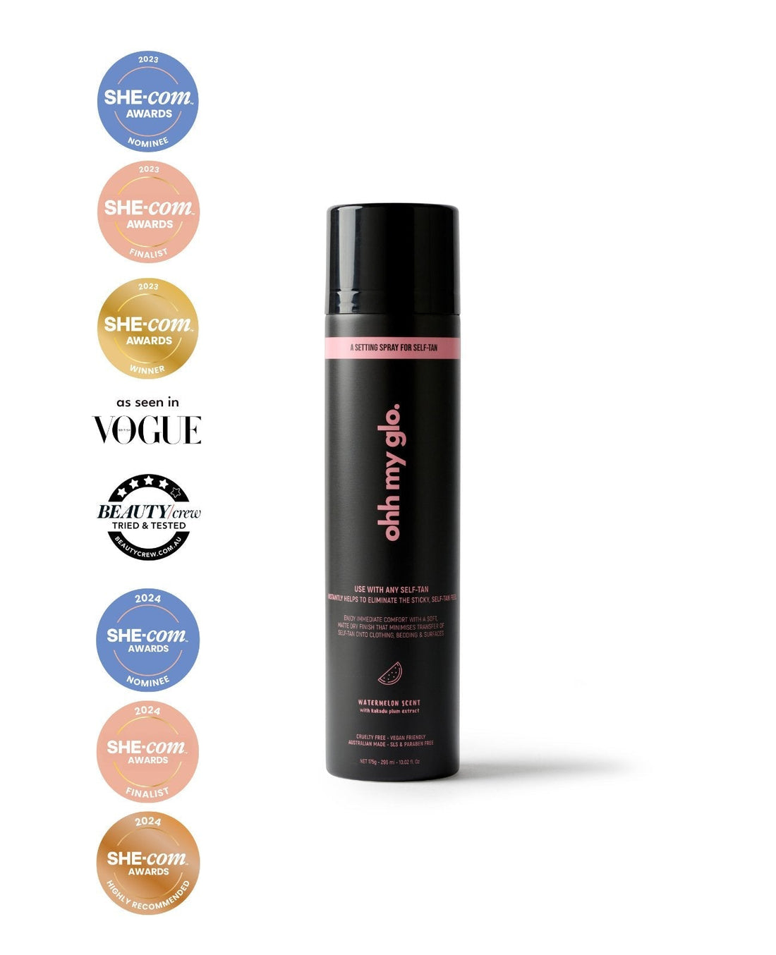 The Ultimate Duo: Purple Base (Ultra Dark) Tan &amp; Self - Tan Setting Spray - Ohh My Glo Pty Ltd